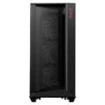 Корпус XPG CRUISER Black [CRUISERST-BKCWW] (Midi-Tower, черный, TG, 120mm ARGB fan*3) — изображение 2
