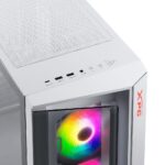 Корпус XPG CRUISER WHITE [CRUISERST-WHCWW] (Midi-Tower, белый, TG, 120mm ARGB fan*3) — изображение 6