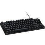 Клавиатура игровая Logitech G413 TKL SE черная, без цифрового блока, механические переключатели, белая подсветка, USB 1,8м, RTL — изображение 3