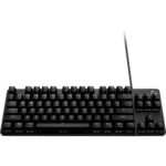Клавиатура игровая Logitech G413 TKL SE черная, без цифрового блока, механические переключатели, белая подсветка, USB 1,8м, RTL — изображение 4