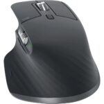 Мышь беспроводная Logitech MX Master 3S Graphite черная, 200-8000 dpi (Darkfield high precision), Bluetooth+2.4 GHz USB-ресивер (Logitech Unifying®), 7 кнопок, перезаряжаемая литий-полимерная батарея (500 мА·ч) — изображение 2