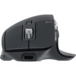 Мышь беспроводная Logitech MX Master 3S Graphite черная, 200-8000 dpi (Darkfield high precision), Bluetooth+2.4 GHz USB-ресивер (Logitech Unifying®), 7 кнопок, перезаряжаемая литий-полимерная батарея (500 мА·ч) — изображение 5