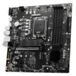 Материнская плата MSI PRO B760M-P B760, LGA1700, 4*DDR5, 1*PCIEx16, 2*PCIEx1, 2*M.2, 1*TypeC, 3*USB3.2Gen1, 8*USB2.0, 4*SATA3.0, 1G, VGA, DP, HDMI, M-ATX, RTL — изображение 3