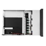 Корпус In-Win Компьютерный IW-RS110-07 Single 650w Acbel /FAN 4056mm*6/SLIMSAS *10 BP/2.5"/3.5" hot-swap HDD tray (gray color)*10/EAR SET - ear+plastic holder/handle/28"RAIL/power cord*2/I/O shield universal/ Riser Card for 1Uxx-07 series, PCIe Gen 3 x 16, left-facing 90degree — изображение 3