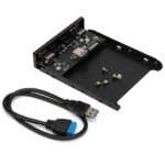 Адаптер Gembird Планка USB 3.0 на переднюю панель в отсек 3.5" 2xUSB-A 3.0 + 2xType-C — изображение 3