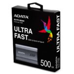 Твердотельный накопитель SSD ADATA Drive SE880 - 500GB 512GB USB 3.2 USB-C Titanium Grey - Rugged, Highly Portable High Speed 2000MB/s Read/Write Compatibility: Windows, Mac OS, Android, Xbox One, PS4, PS5 — изображение 4