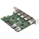 Контроллер ExeGate EXE-317 (PCI-E x1 v2.0, 5*USB3.0 ext. + 2*USB3.0 int., разъем доп.питания, VIA Labs Chipset VL805) — изображение 4