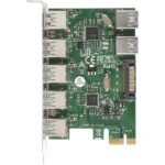 Контроллер ExeGate EXE-317 (PCI-E x1 v2.0, 5*USB3.0 ext. + 2*USB3.0 int., разъем доп.питания, VIA Labs Chipset VL805) — изображение 5