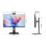 Платформа моноблока A23H66 23.8 "FHD IPS /H610/Without CPU DDR, SSD/AC WIFI&BT/5.0MP/150W adapter — изображение 3