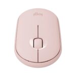 Мышь беспроводная Logitech Pebble M350 Pink розовая, оптическая, 1000dpi, 2.4GHz, USB-ресивер, бесшумная, под обе руки — изображение 3