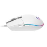Мышь игровая Logitech G102 LIGHTSYNC White белая, оптическая, 200-8000dpi, 2.1м USB2.0, 6 программируемых кнопок, RGB подсветка, под обе руки — изображение 4