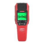 Детектор проводки UNI-T UT387C Обнаруживает (деревянную балку, металлический предмет, электрический провод); Глубина сканирования металла (76 мм); Глубина сканирования шипа (дерево) (28,5 мм); Глубина толстого сканирования (дерево) (38 мм); Толщина электрического провода переменного тока (51 мм); Точность определения (±15 мм при глубине гипсокартона 28,5 мм); Сигнал ошибки калибровки; Уведомления (светодиод/зуммер)