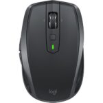 Мышь беспроводная Logitech MX Anywhere 2S Graphite темно-серая, 200-4000 dpi, Bluetooth + 2.4G, 7 кнопок, АКБ до 70 дней, правый хват — изображение 2