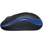 Мышь беспроводная Logitech M185 Blue синяя, оптическая, 1000dpi, 2.4GHz, USB-ресивер Logitech Unifying®, {10} (028852) — изображение 4