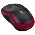 Мышь беспроводная Logitech M185 Red красная, оптическая, 1000dpi, 2.4GHz — изображение 2