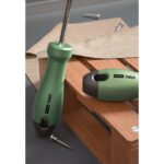 Набор отверток "Home Series Green" Deli HT1004L 4шт SL5x100+SL6x150+PH1x100+PH2x150, эксклюзивный дизайн, рукоятка из высококачественного софттач пластика — изображение 5