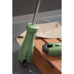 Крестовая отвертка "Home Series Green" Deli HT1206L PH2x150мм Эксклюзивный дизайн, рукоятка из высококачественного софттач пластика — изображение 4