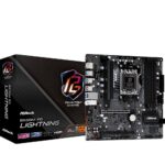 Материнская плата ASRock B650M PG LIGHNING, Socket AM5, AMD B650, 4xDDR5-5200, HDMI+DP, 2xPCI-Ex16, 4xSATA3(RAID 0/1/10), 3xM.2, 8 Ch Audio, 1x2.5GLan, (4+4)xUSB2.0, (3+4)xUSB3.2, (1+1)xUSB3.2 Type-C™, mATX, RTL
