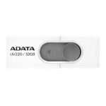 USB накопитель ADATA 32GB USB2.0 AUV220-32G-RWHGY White/Grey