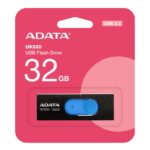 USB накопитель ADATA 32GB USB 3.2 Gen1 AUV320-32G-RBKBL Black/blue — изображение 3