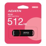 USB накопитель ADATA 512GB USB 3.2 Gen1 AUV150-512G-RBK black, Performance (Max.): Up to 100MB/s read — изображение 2