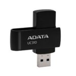 USB накопитель ADATA 64GB USB 3.2 Gen1 UC310-64G-RBK Black — изображение 2