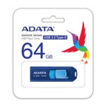 USB накопитель ADATA 64GB USB 3.2 Gen1 ACHO-UC300-64G-RNB/BU — изображение 3