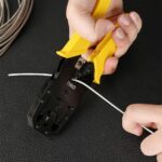 Обжимные клещи Deli DL2468C 8P(RJ-45), 6P(RJ-14 и RJ-12), 4P(RJ-9) 200мм — изображение 2