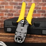 Обжимные клещи Deli DL2468C 8P(RJ-45), 6P(RJ-14 и RJ-12), 4P(RJ-9) 200мм — изображение 3