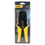 Обжимные клещи Deli DL2468C 8P(RJ-45), 6P(RJ-14 и RJ-12), 4P(RJ-9) 200мм — изображение 4