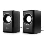 Акустич. система 2.0 Gembird SPK-204, МДФ, черный, 6 Вт, регулятор громкости, USB-питание — изображение 2