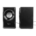 Акустич. система 2.0 Gembird SPK-204, МДФ, черный, 6 Вт, регулятор громкости, USB-питание — изображение 3