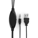 Акустич. система 2.0 Gembird SPK-204, МДФ, черный, 6 Вт, регулятор громкости, USB-питание — изображение 4