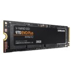Твердотельный накопитель SSD Samsung M.2 2280 250GB 970 EVO Plus Client SSD PCIe Gen3x4 with NVMe, 3500/2300, IOPS 250/550K, MTBF 1.5M, 3D NAND TLC, 512MB, 150TBW, NVMe 1.3, — изображение 2