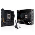 Материнская плата ASUS TUF GAMING B650M-E WIFI AM5 mATX 4xDDR5 PCIEx16 2xPCIEx1 2xM.2 USB-C HDMI 2xDP 2.5GLAN Wi-Fi 6