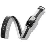 Ремешок для смарт-часов Xiaomi Smart Band 8 Double Wrap Strap - Black and White — изображение 2