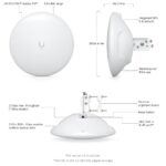Точка доступа Wi-Fi Ubiquiti UISP Wave Long-Range Абонентское радиоустройство 60 ГГц (с резервированием 5 ГГц), UISP Wave Technology, 46 дБи — изображение 9