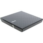 Привод DVD±RW USB ASUS DVD±R/RW SDRW-08D2S-U LITE Black, Ext. slim USB2.0, DVD±R 8x, DVD+RW 8x, DVD-RW 6x, DVD±R DL 6x, DVD-RAM 5x, CD/R/RW 24/24/16, RTL {8} (385066) — изображение 3
