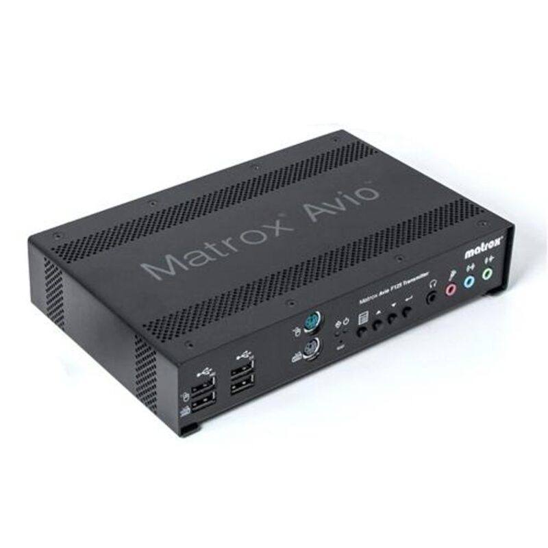 1127643 Коммутатор видеосигнала Matrox AV-F125TXF - Transmitter Fiber Optic KVM Extender DUAL display support {4} — изображение 1