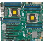 Материнская плата SuperMicro MBD-X10DRI-O, RTL {10} E-ATX LGA 2011 16x 288-pin DDR4 DIMM slots Up to 2TB† ECC 3DS LRDIMM, 1TB ECC RDIMM 10x SATA3 ports 5x USB 3.0 ports 6x USB 2.0 ports 3 PCI-E 3.0 x16 3 PCI-E 3.0 x8 — изображение 4