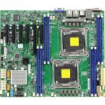Материнская плата SuperMicro MBD-X10DRL-I-B, OEM ATX 8x 288-pin DDR4 DIMM slots LGA 2011 10x SATA3 (6Gbps) ports 4x USB 3.0 ports (2 rear + 2 via header) 5x USB 2.0 ports (2 rear + 2 via header + 1 Type A) 3 PCI-E 3.0 x8 1 PCI-E 3.0 x16 1 PCI-E 3