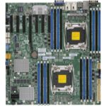 Материнская плата SuperMicro MBD-X10DRH-I-B OEM {10} E-ATX LGA 2011 16xDDR4 10xSATA3 5xUSB3.0 4xUSB 2.0 VGA 1xPCI-E3.0x16 6xPCI-E 3.0x8 — изображение 2