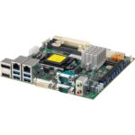 Материнская плата SuperMicro MBD-X11SSV-Q-O Mini-ITX LGA 1151 Up to 32GB Unbuffered non-ECC SO-DIMM DDR4-2400MHz, in 2 DIMM slots 5 USB 2.0 ports 6 USB 3.0 ports 1 PCI-E 3.0 x16 Mini-PCIe with mSATA support, M.2 PCI-E 3.0 x4 with SATA support, M Key — изображение 2