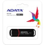USB накопитель ADATA DashDrive UV150 AUV150-64G-RBK USB 3.0, 64GB R35/W10, Black, Retail (799291) — изображение 3