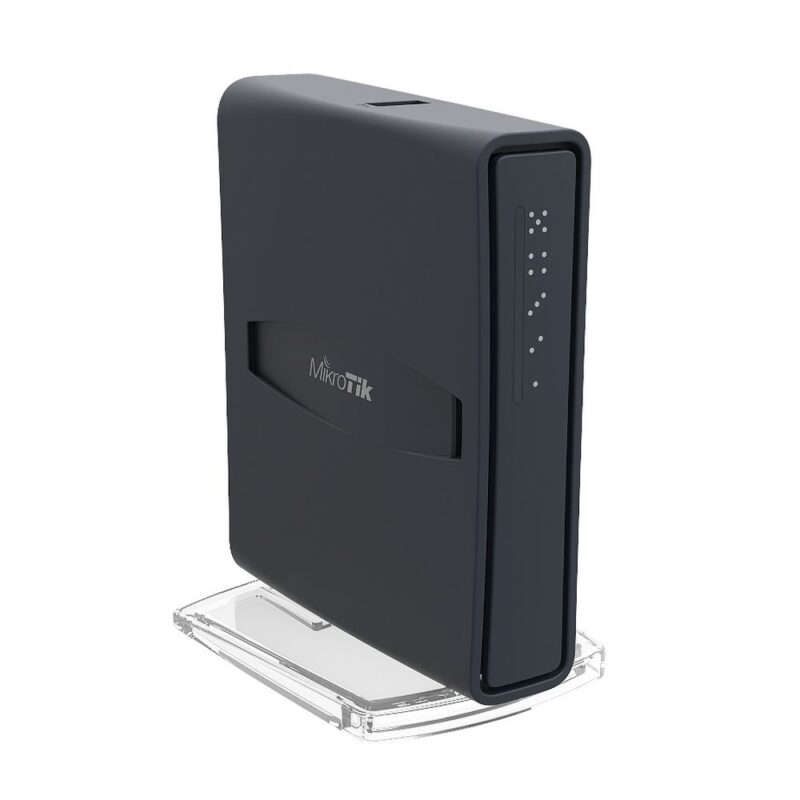 1146175 Маршрутизатор MIKROTIK RB952Ui-5ac2nD-TC hAP ac lite tower Wi-Fi router. 802.11b/g/n/AC 2.4GHz/5GHz, 5x Ethernet 10/100, USB, PoE {20} (003225) — изображение 1