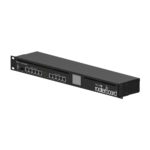 Маршрутизатор MIKROTIK RB2011UiAS-RM Router 1U 19" Rack Mount. Ethernet 5x 10/100 + 5x 1000 +SFP. PoE. microUSB, touchscreen LCD
