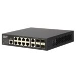 Коммутатор Edge-corE ECS4100-12T 8 x GE + 2CG + 2 100/1000 SFP L2+ Switch, fan-less design {5}
