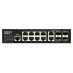 Коммутатор Edge-corE ECS4100-12T 8 x GE + 2CG + 2 100/1000 SFP L2+ Switch, fan-less design {5} — изображение 2