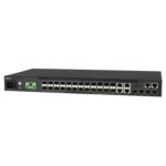Коммутатор Edge-corE ECS4120-28Fv2 Edge-corE 24 x GE SFP+ 4CG + 4 10G SFP+ ports L2+ Switch, w/ DDM for all ports , 1xRJ45 management port, Dual power supply (AC + DC) {4}