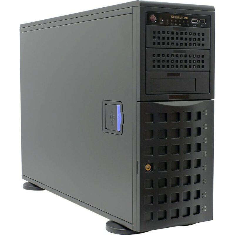 1152105 Корпус SuperMicro CSE-745BAC-R1K28B2 Tower/4U, E-ATX, 1280 W 80 Plus Platinum, 8x 3.5», 3x 5.25» — изображение 1